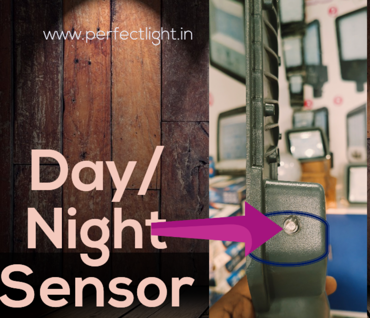 PerfectLight Automatic Light ON-OFF Day-Night Light Sensor Switch Photocell Sensor Switch Oprates 220ac Volt Upto 400 Watt