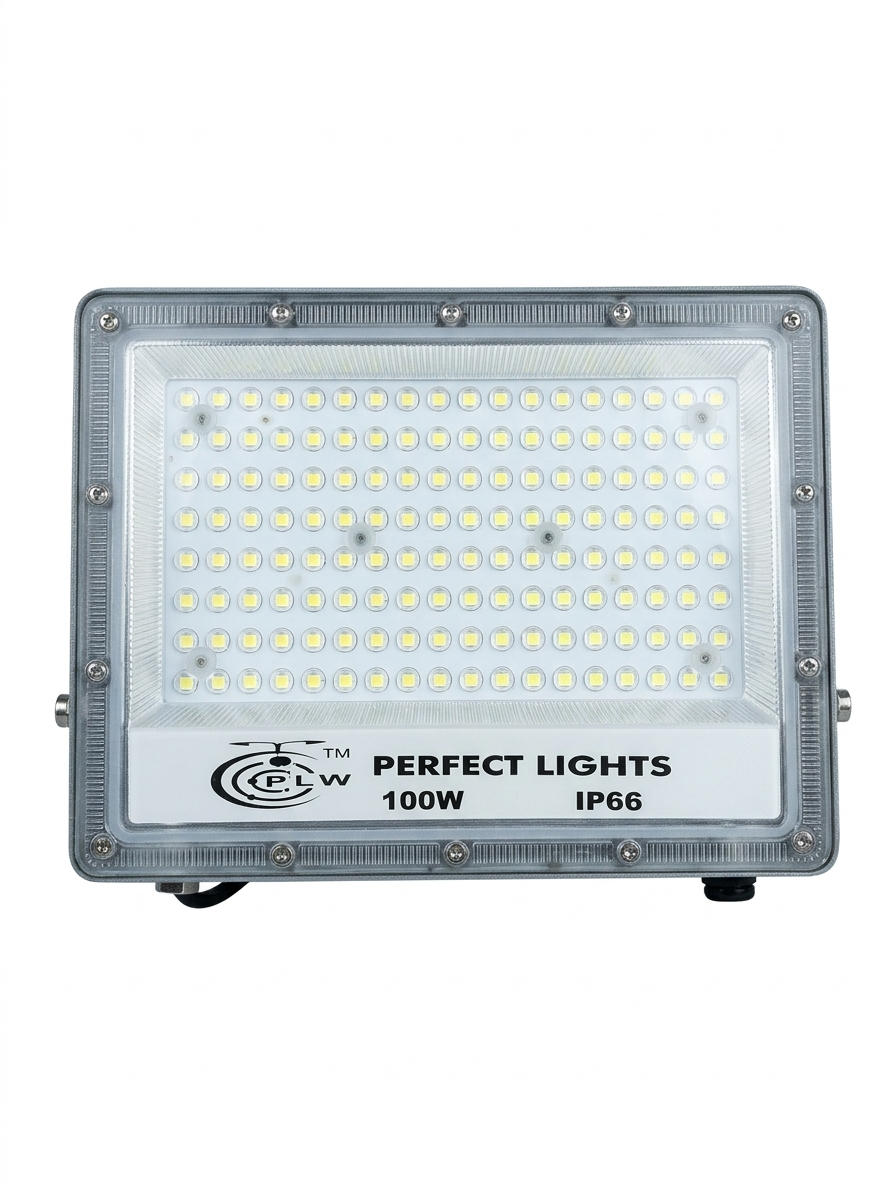 PLW 100W LED Flood Light IP66 Waterproof High Power Outdoor Indoor Light | 18 months warranty pack of 1