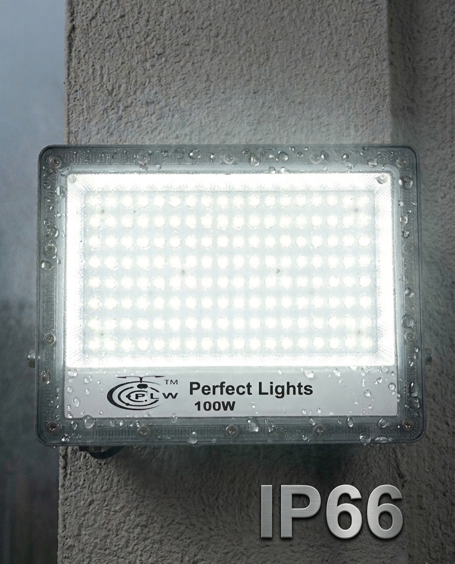 PLW 100W LED Flood Light IP66 Waterproof High Power Outdoor Indoor Light | 18 months warranty pack of 1