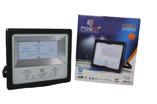 Power Plus's 100W Led Outdoor Flood Light Waterproof | Short circuit & surge protection. -(Cool White)-Pack of 1