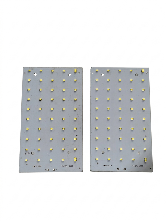 PLW 50 Watt  size 17 x 10 cm LED MCPCB Board LED color: WHITE (Pack of 2) for Street Light Repair