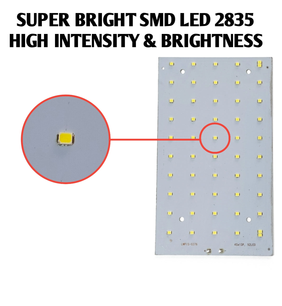PLW 50W for Street Light  LED Combo set  – 1 nos MCPCB Board +1 nos  LED Driver + Free Heat Sink Paste | use For LED lights repair