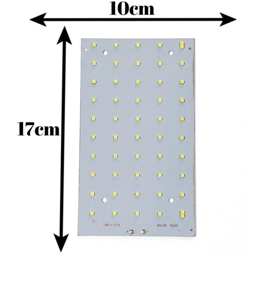 PLW 50W for Street Light  LED Combo set  – 1 nos MCPCB Board +1 nos  LED Driver + Free Heat Sink Paste | use For LED lights repair