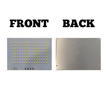 PLW 100W LED Flood Light MCPCB Board size 13x18 cm, High Brightness Replacement PCB