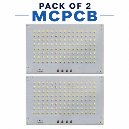 PLW 100W LED Flood Light MCPCB Board size 13x18 cm, High Brightness Replacement PCB