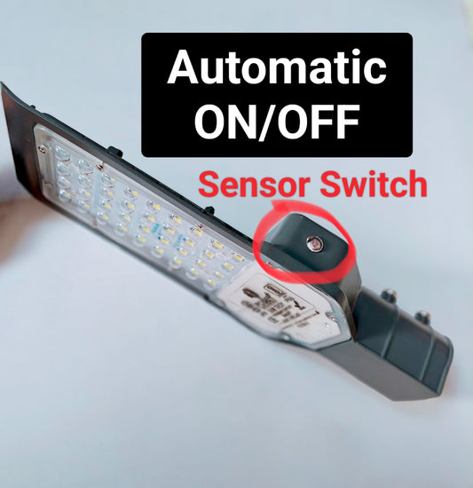 POWER+ Automatic Day-Night Sensor 36-Watt LED Street Light LENS Model Waterproof  Technology, Street Lights Outdoor, Street Lamp, LED Street Road Lights With 6kva Surge Protection - Color : Cool White,Pack-1pc