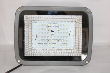 Power Plus's 60watt Led  Flood Light Premium Heavy King Model, INDUSTRIAL Waterproof - IP66 Led Lights |Short circuit & surge protection -(Light color: White)-Pack of 1.