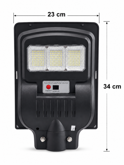 40 WATT SOLAR ALL IN ONE, SOLAR LED Street LIGHT-SINGLE WINDOW, With Remote,  Waterproof  Outdoor Rectangular, Outdoor Street Light for Play ground, Hospitals, Offices, Showrooms and Parking space- Pack of 1