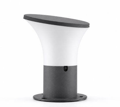 PLW Modern Outdoor Gate Lamp ,Model Oppo B22 Aluminum Base– Premium Pillar Light |  Pack of 2 (Bulb Not Included)