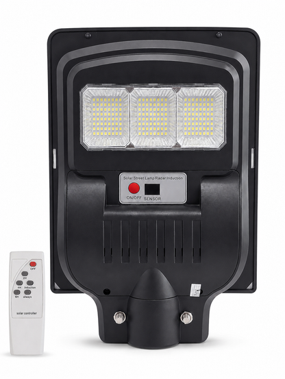 40 WATT SOLAR ALL IN ONE, SOLAR LED Street LIGHT-SINGLE WINDOW, With Remote,  Waterproof  Outdoor Rectangular, Outdoor Street Light for Play ground, Hospitals, Offices, Showrooms and Parking space- Pack of 1